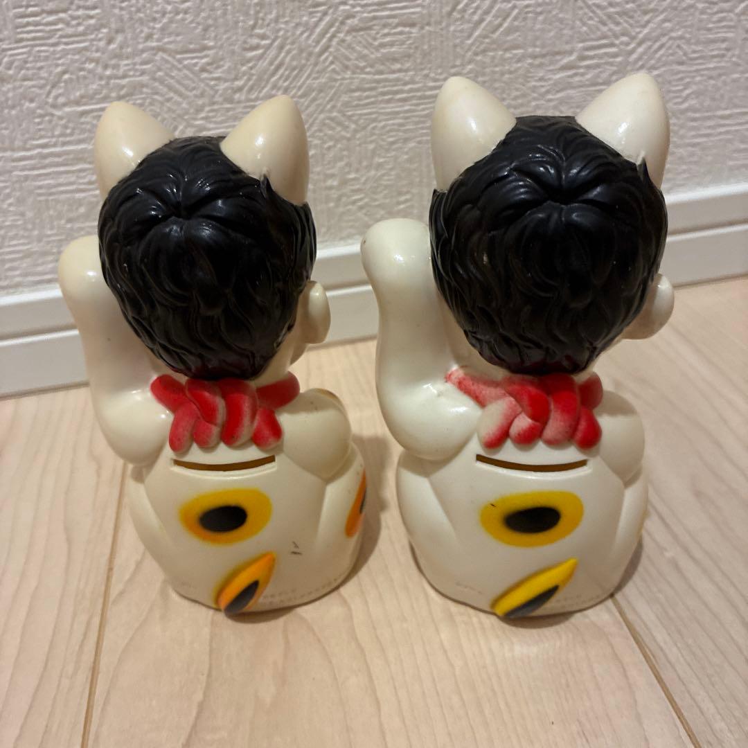 レトロ　ソフトたけし人形　貯金箱　２個セット