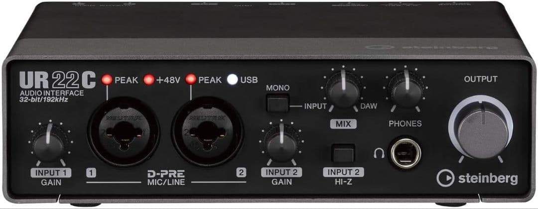 美品　付属品付　オーディオインターフェイス UR22C USB3.0