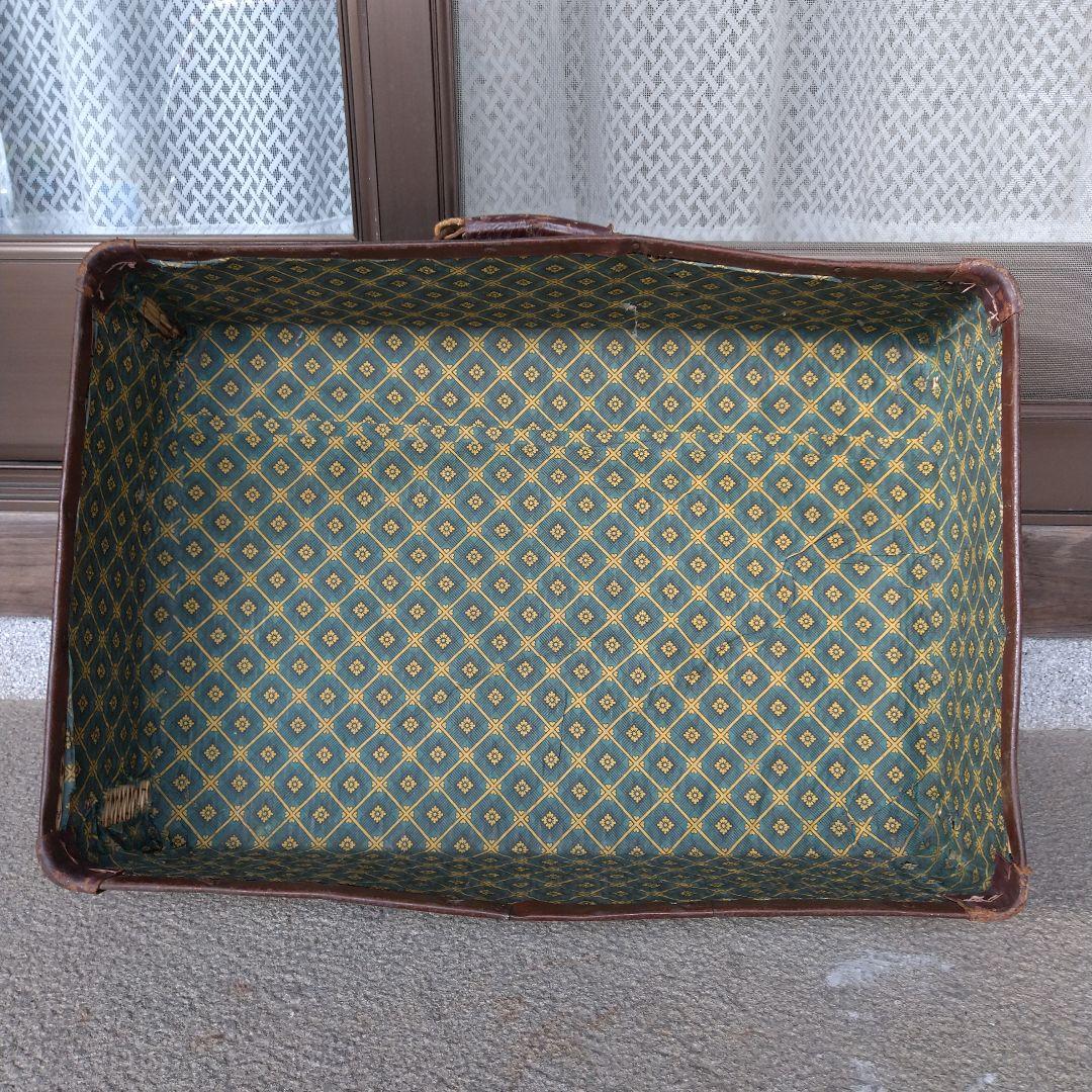 骨董品　昭和レトロ　手提柳行李　トランク　アンティーク　インテリア