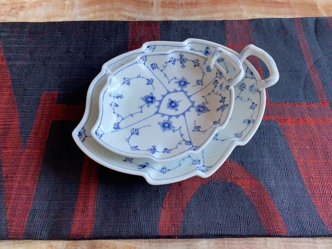 ロイヤルコペンハーゲン(B&G) リーフ型ディッシュ《小》: ヴィンテージ