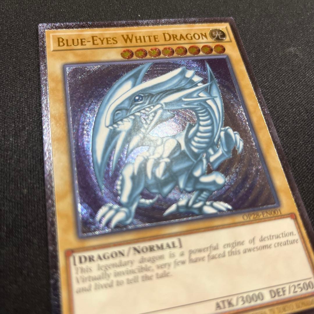 青眼の白龍 OTS28 レリーフ 英語 北米版 ② OP28-EN001 - メルカリ