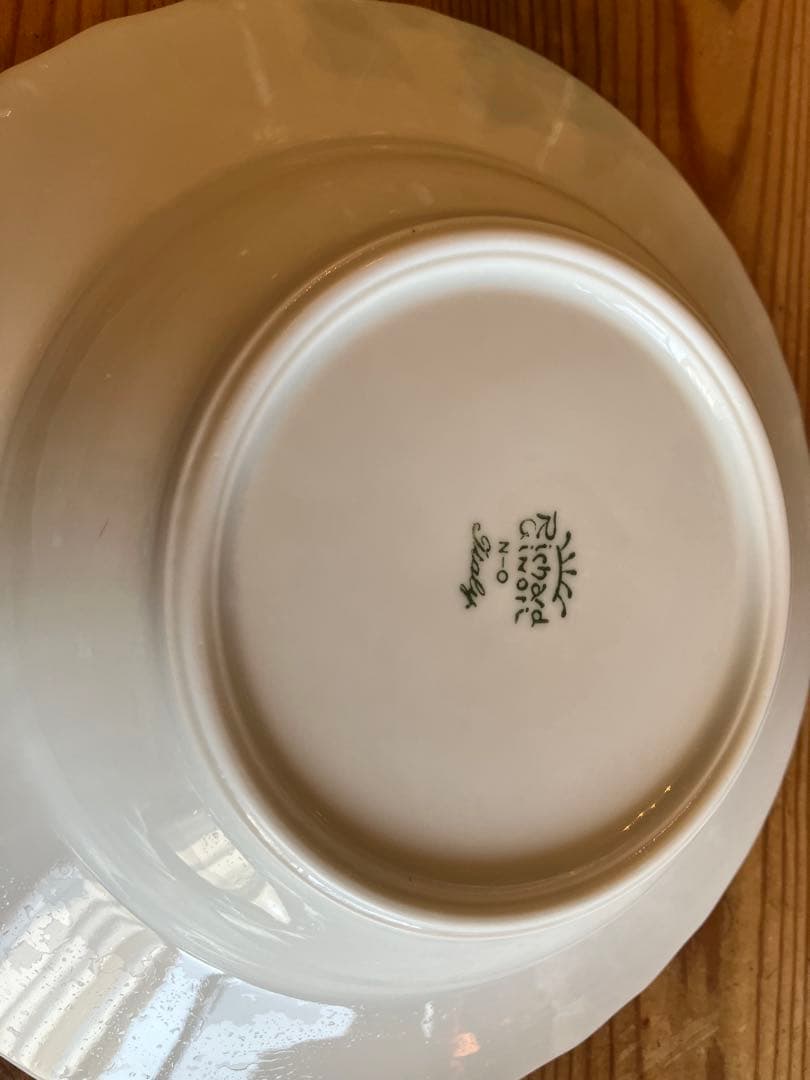 ジノリ　ベッキオホワイト　20スーププレート×5