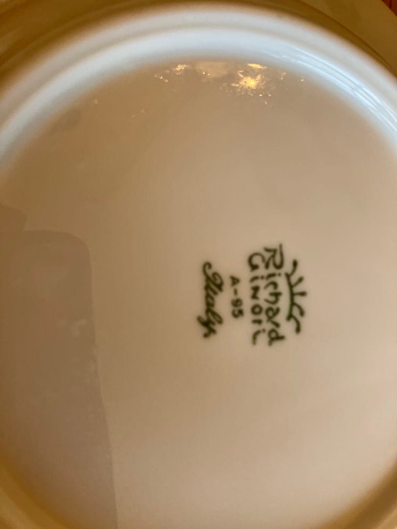 ジノリ　ベッキオホワイト　20スーププレート×5