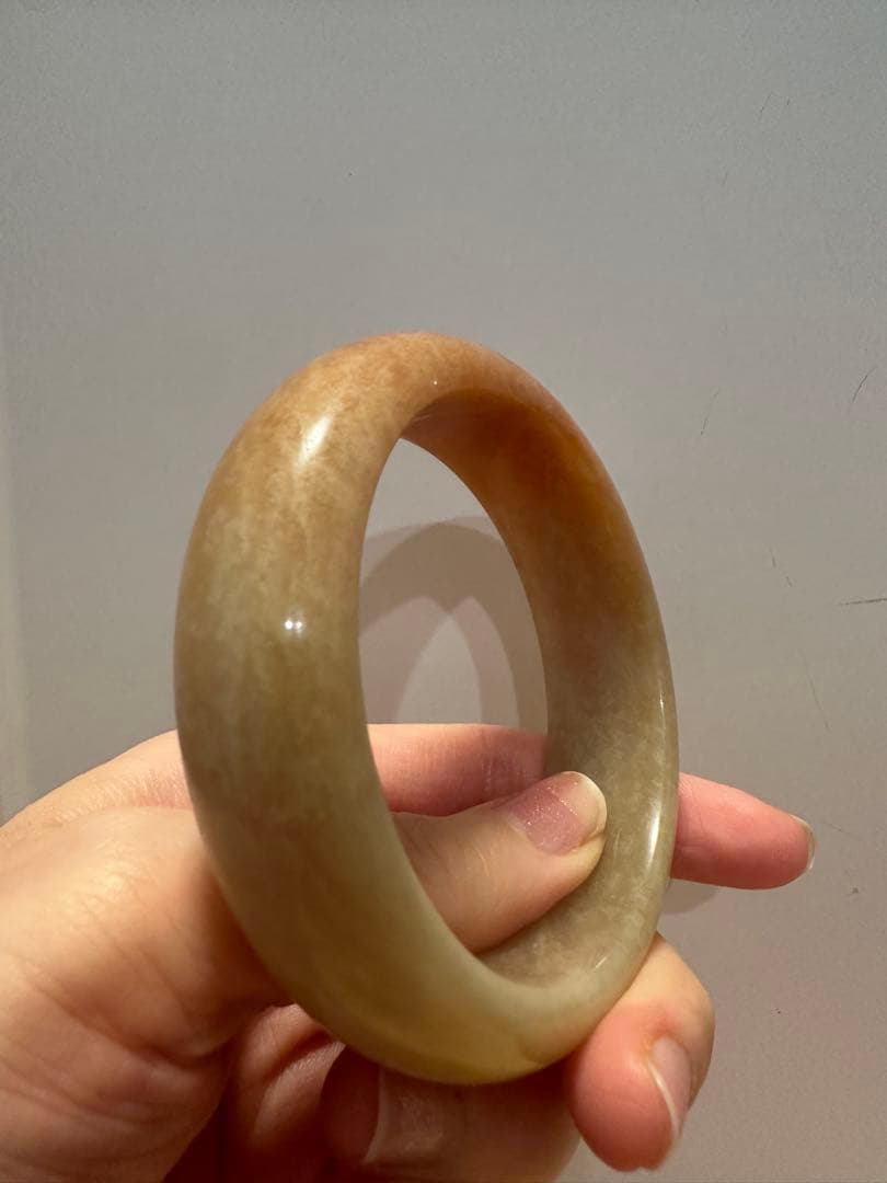 糖色バングル　シャー太翠バングル