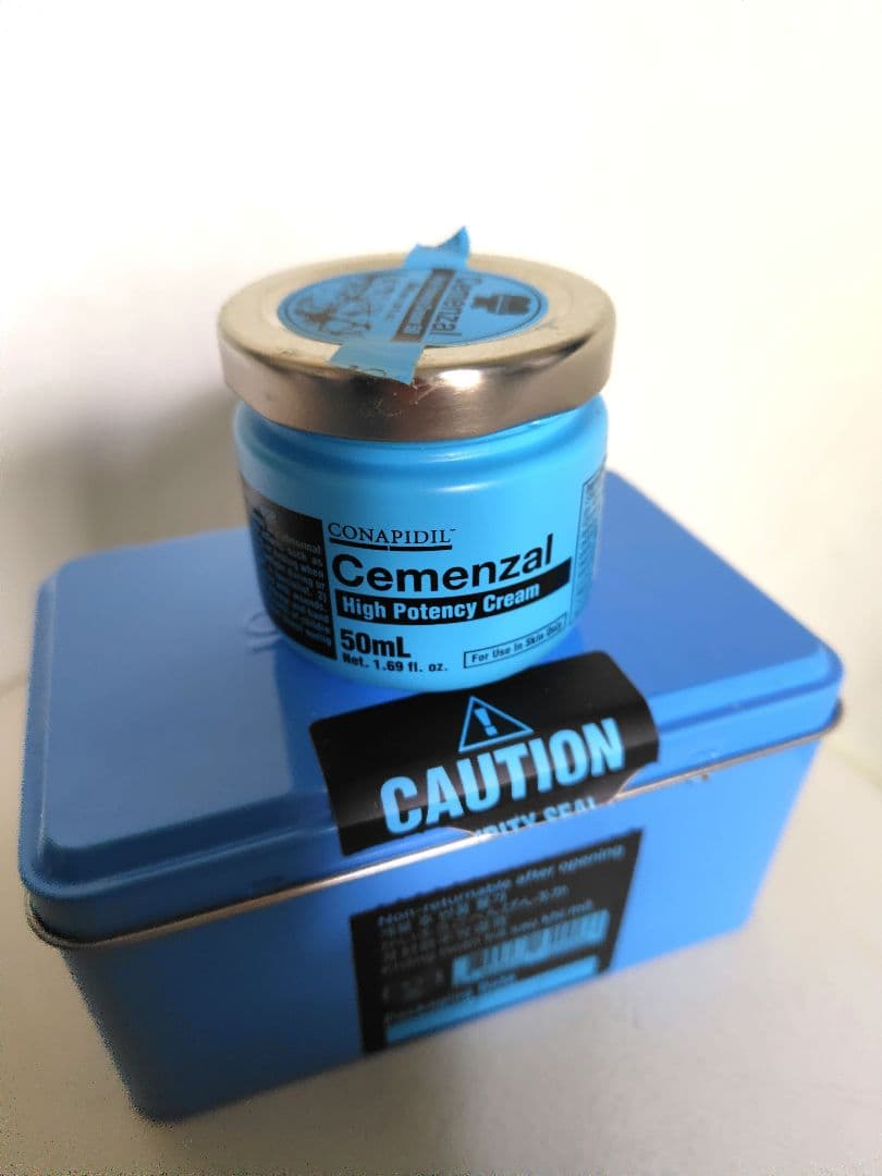 中古Cemenzal セメンザル アール クリーム＋グリーンボクシン