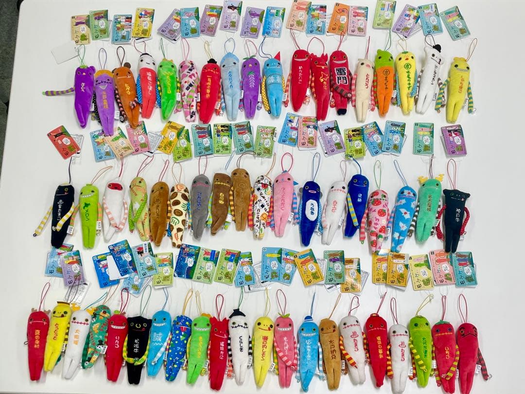 ご当地　モケケ　135体セット(+おまけ)