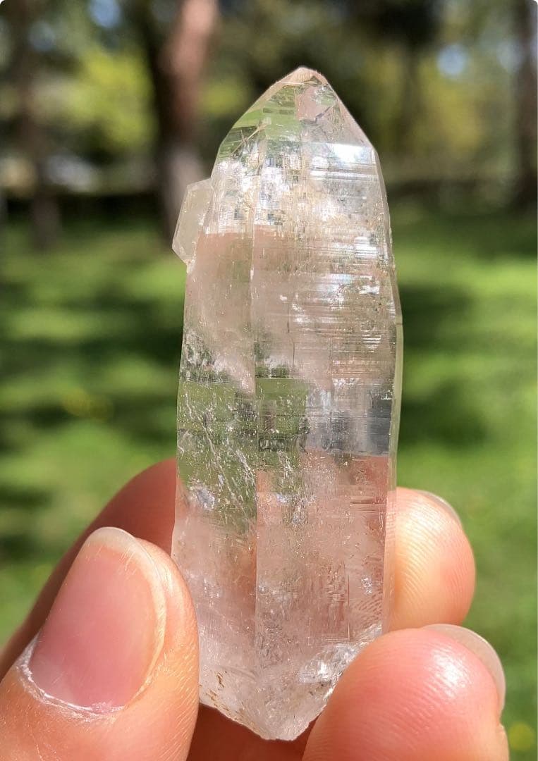 高波動】パキスタン産ハシュピクォーツ ヒマラヤ水晶 スカルドゥ 原石