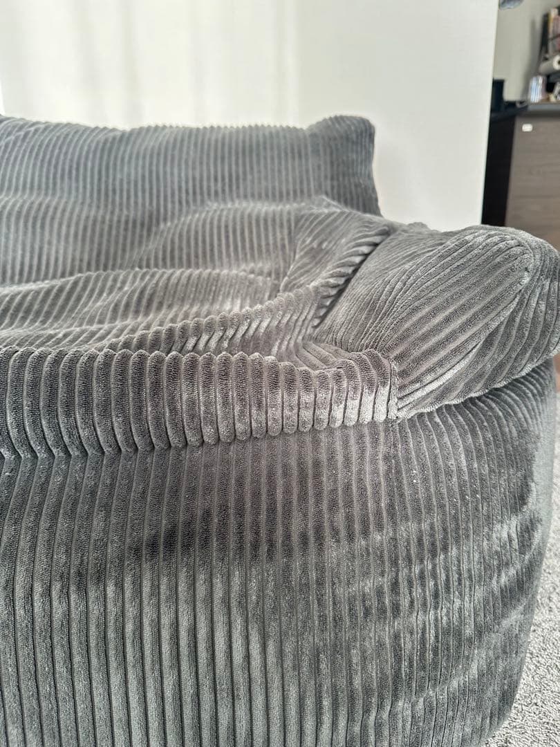 LOOSY 1人掛けビーズソファCharcoal