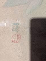 【真作】絵画　小栗正　日本画8号　牡丹　上品な彩色の花静物　箱・黄袋入　Y38