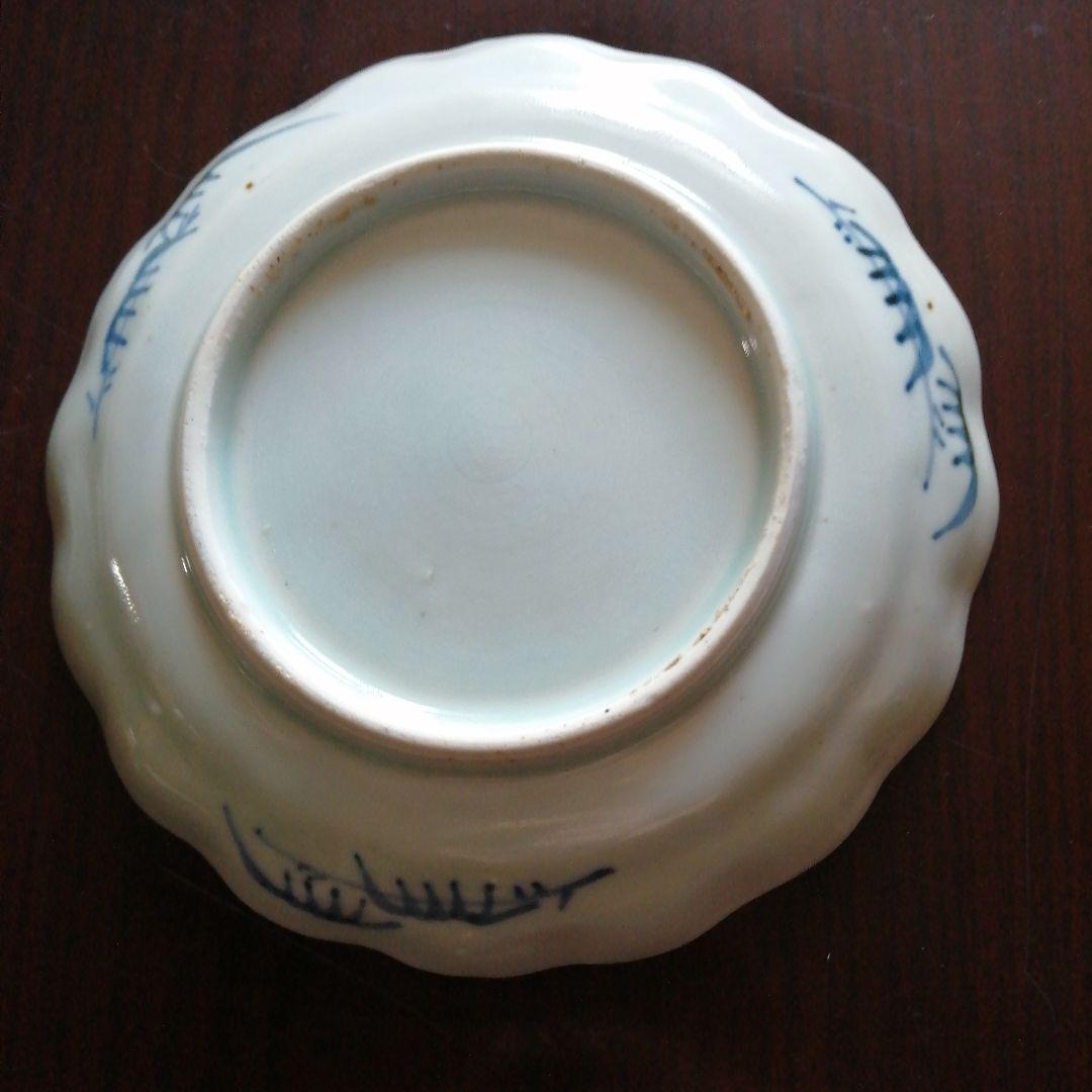 伊万里　染付輪花縁皿　10枚　16.3cm　幕末〜明治期