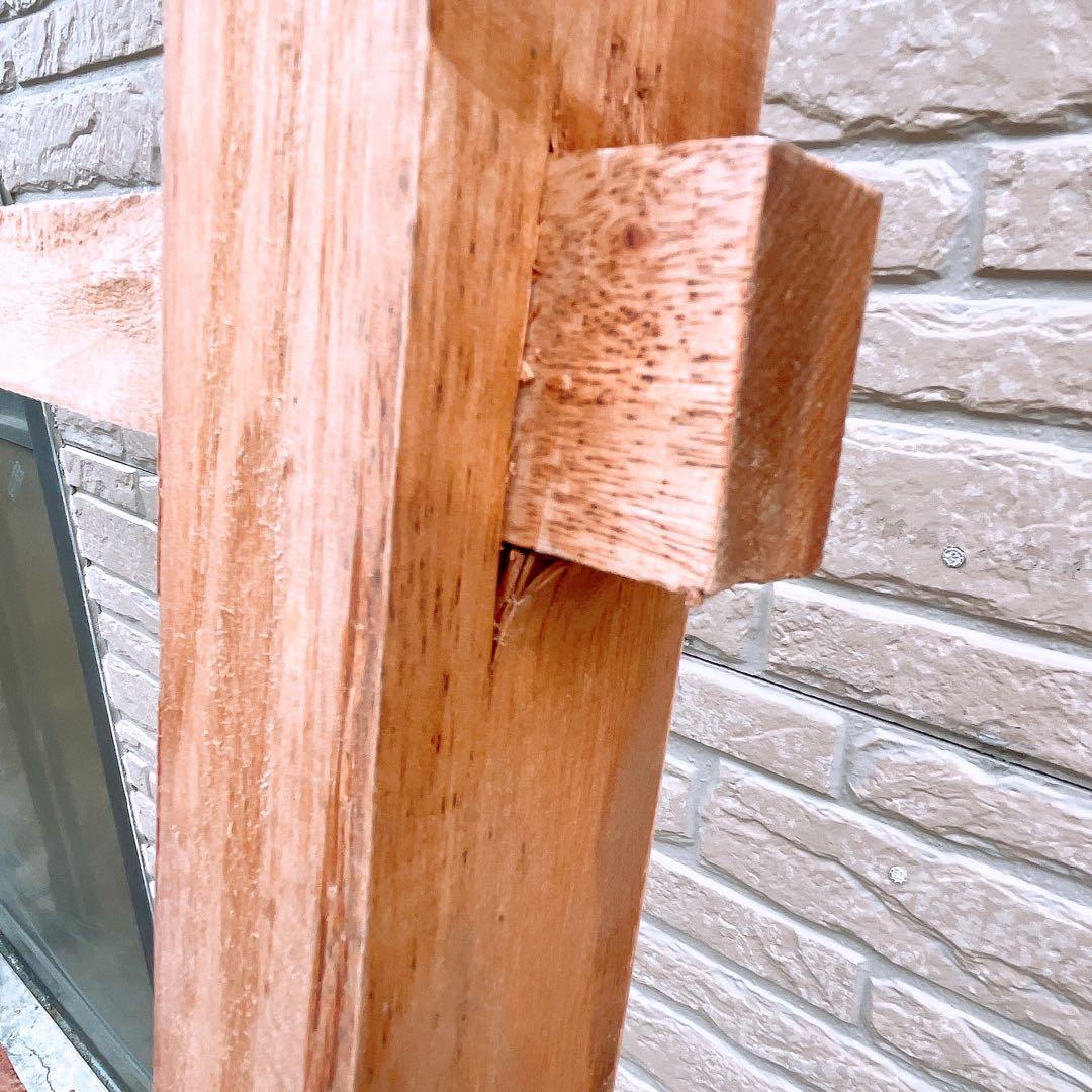 ②木製 梯子 ハシゴ インテリア 輸入家具