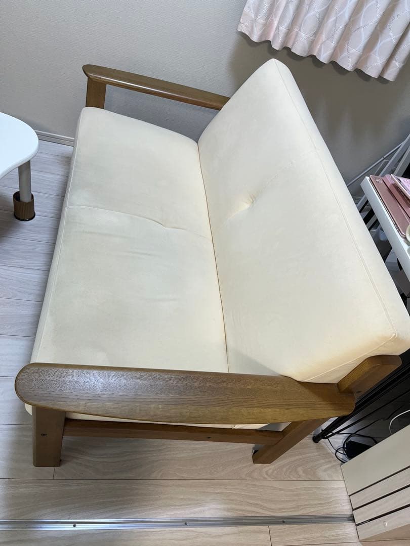 【2/27以降発送】カリモク家具 2人掛けソファ