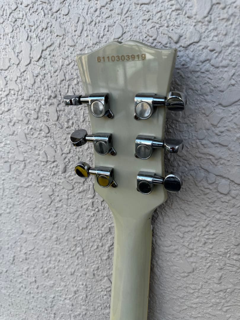 値下げ可 民生 Blitz Leopard エレキギター ホワイト