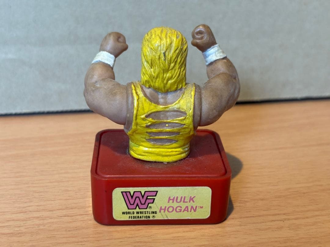 ハルクホーガン スタンプフィギュア 91年製WWF 全長6,5cm