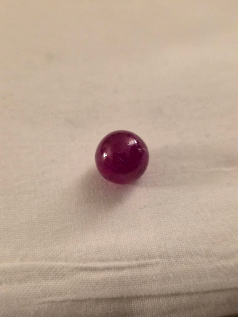 【宝石の女王・勝利の赤】天然ルビー 11mm（極上発色/コランダム/ルース）
