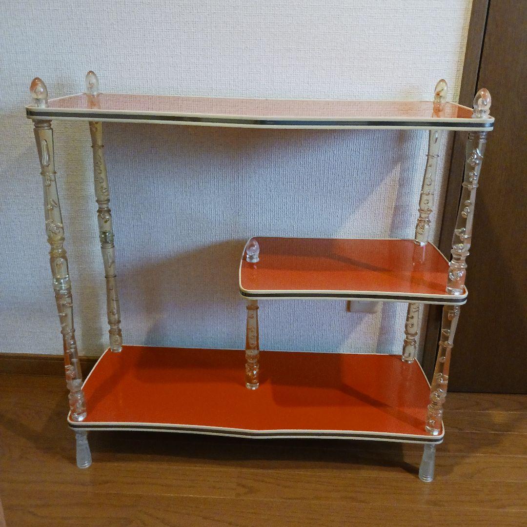 昭和レトロポップ 3段シェルフ飾り棚