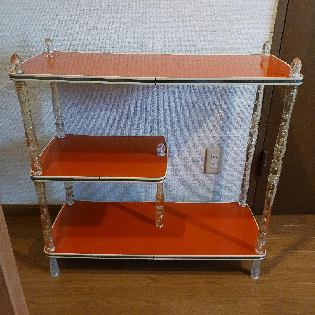 昭和レトロポップ 3段シェルフ飾り棚