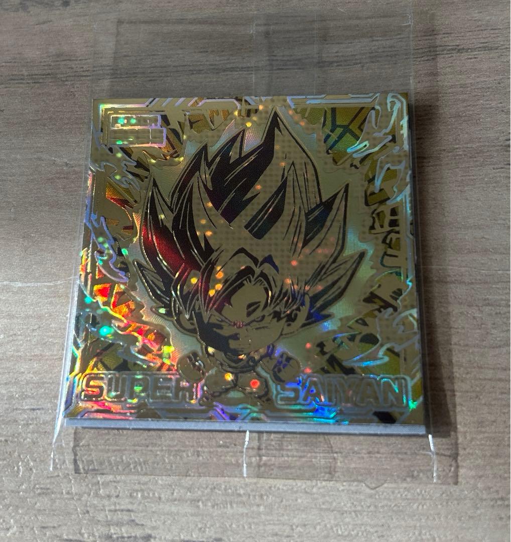 ドラゴンボール超戦士シールウエハース ダブルゴールド スペシャル 裏