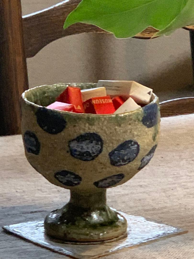 キムホノ　　ゴブレット　デザートカップ　未使用　初期作品　小野哲平　加藤つぶさ