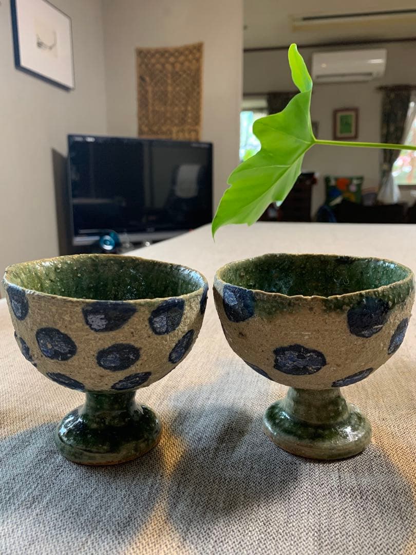 キムホノ　　ゴブレット　デザートカップ　未使用　初期作品　小野哲平　加藤つぶさ