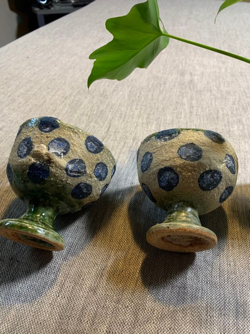 キムホノ　　ゴブレット　デザートカップ　未使用　初期作品　小野哲平　加藤つぶさ