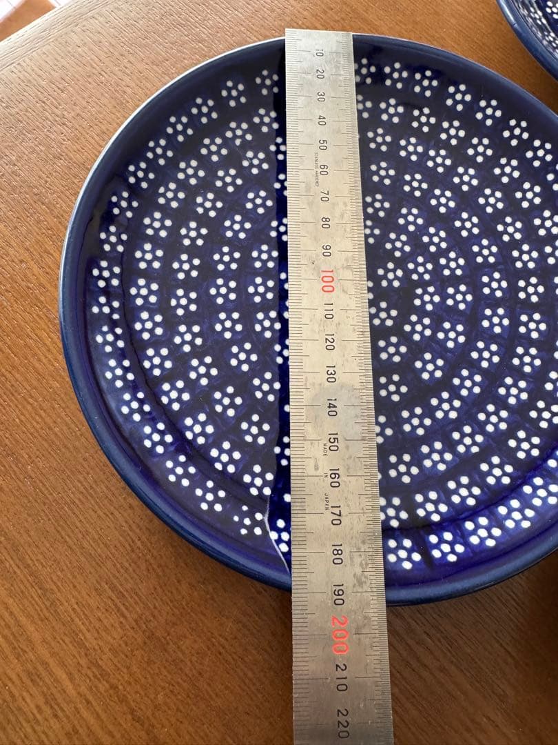 ポーリッシュポタリー19cm皿　4枚セット