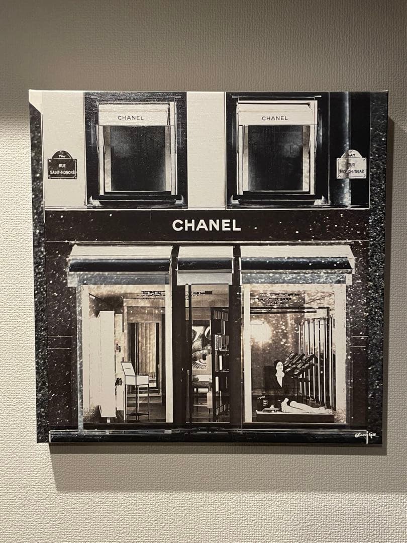 オリバー・ガルアート絵画 インテリア雑貨 シャネルショップデザイン