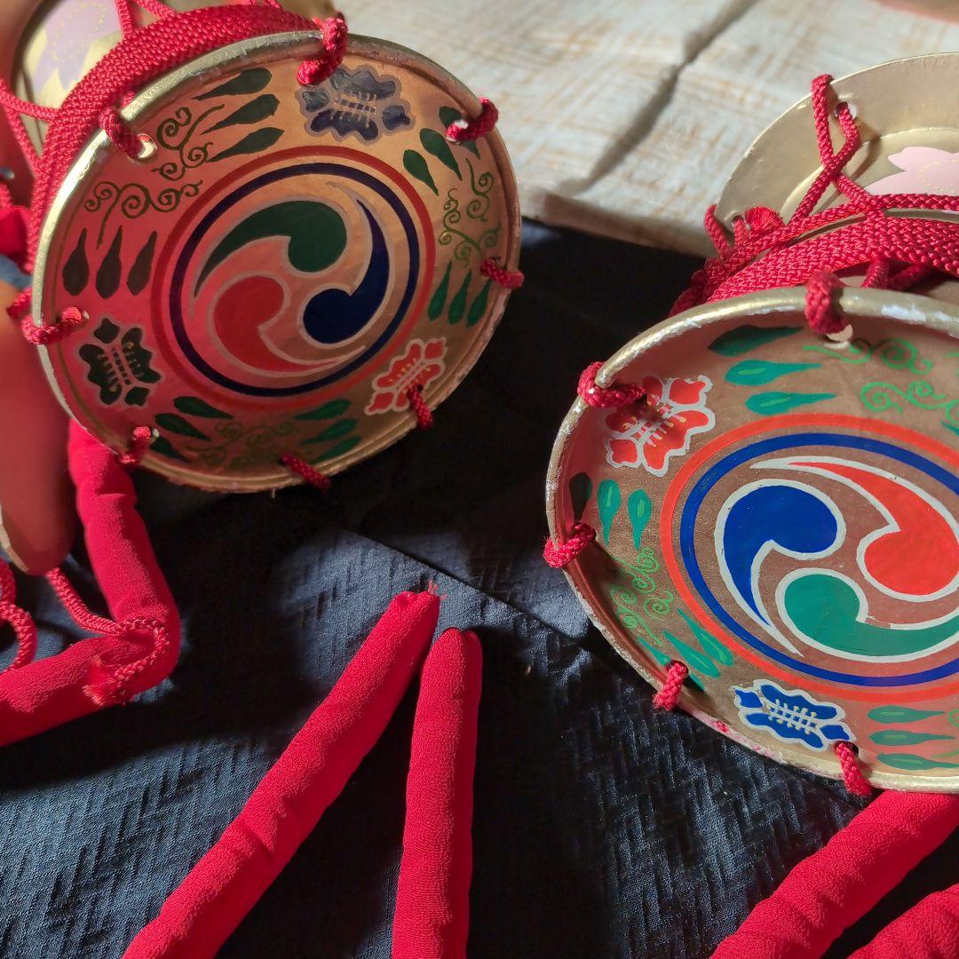 日本舞踊 舞台 小道具 金鞨鼓 きんかっこ つづみ 太鼓