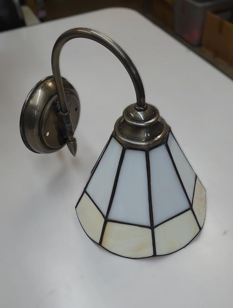 中古　アンティーク　レトロ　シャンデリア　オパールセントガラス　松下電工