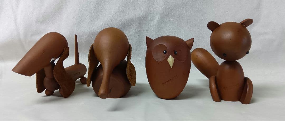 ロイヤルペット　千趣会　19体　北欧風　木彫り動物　置物　インテリアオブジェ