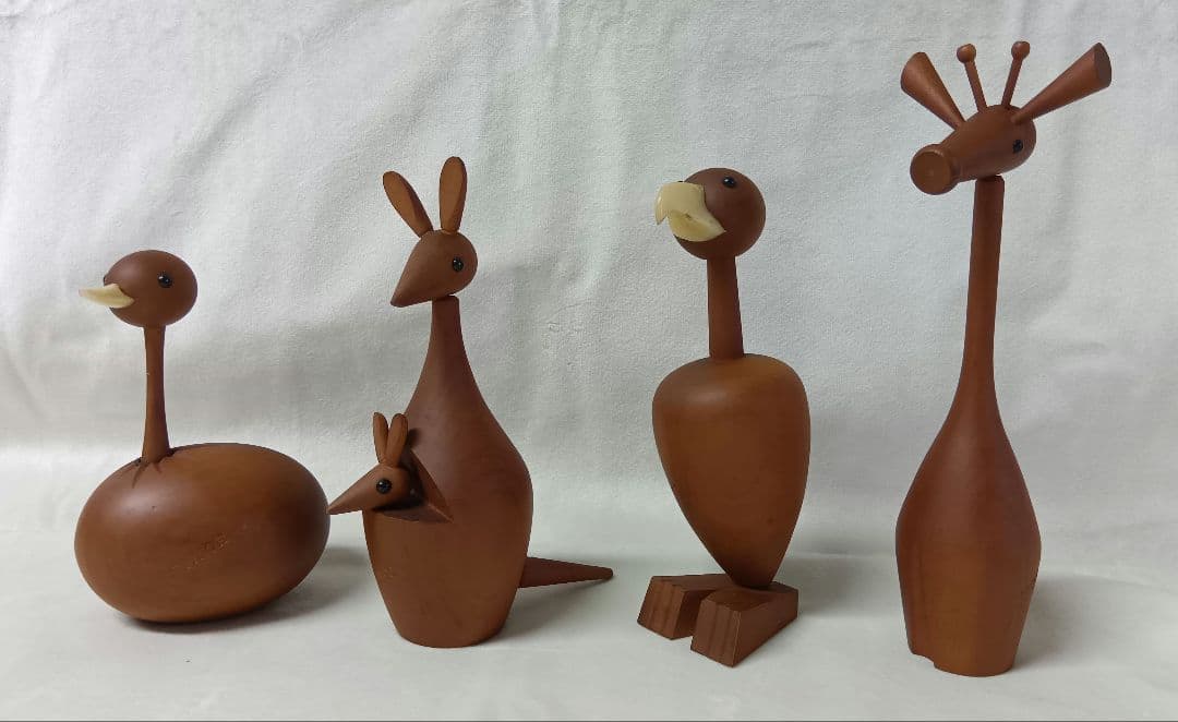 ロイヤルペット　千趣会　19体　北欧風　木彫り動物　置物　インテリアオブジェ