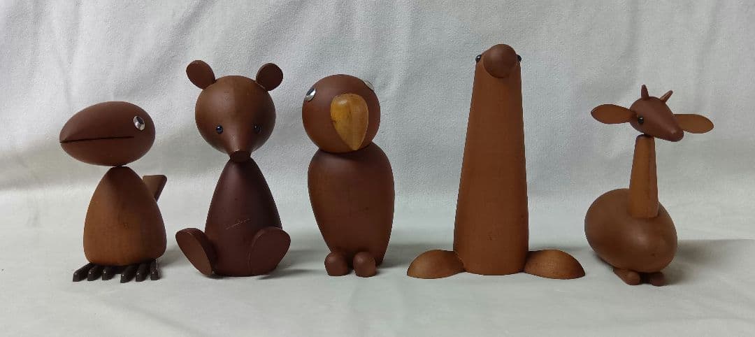 ロイヤルペット　千趣会　19体　北欧風　木彫り動物　置物　インテリアオブジェ