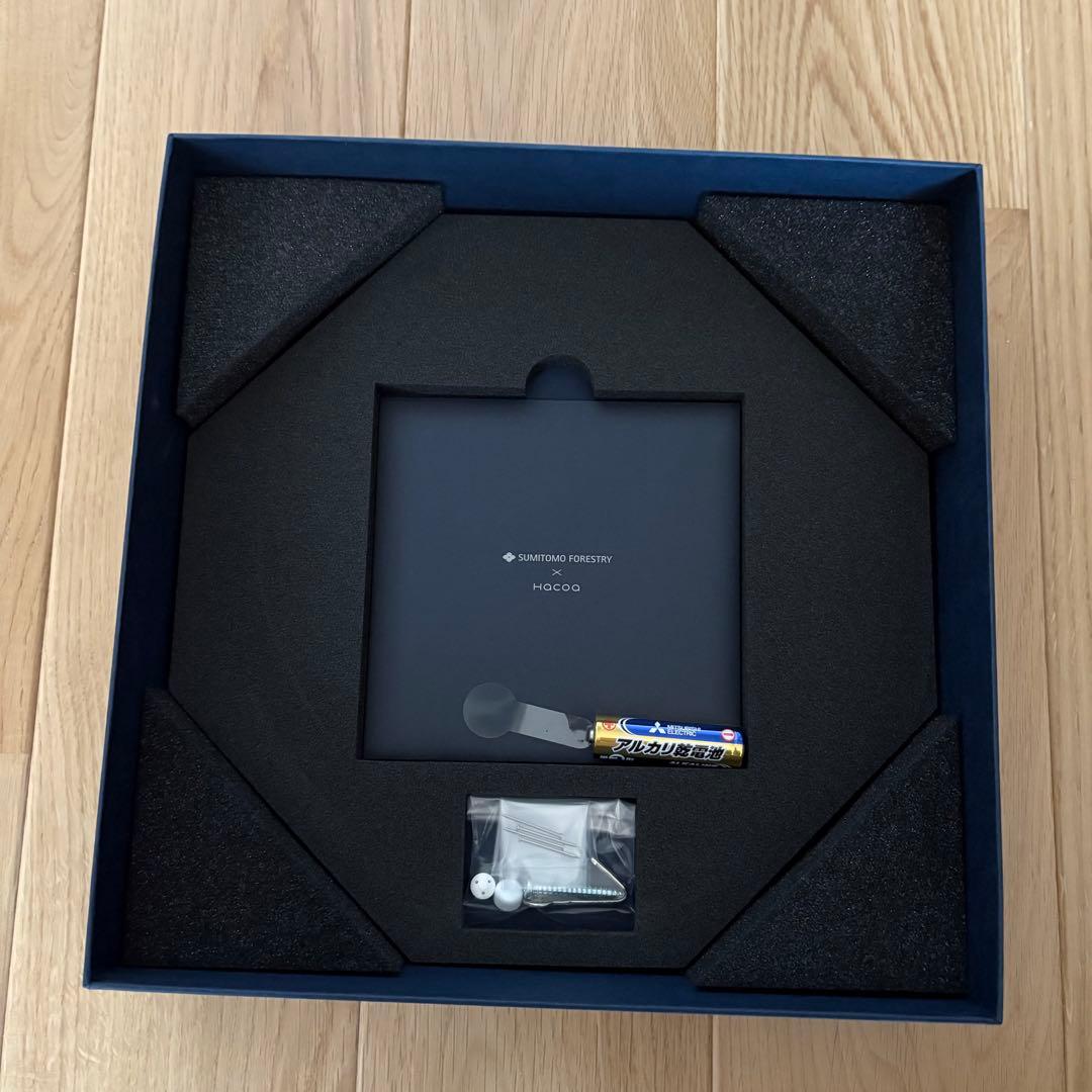 hacoa 住友林業 木製掛け時計 新品未使用 - メルカリ