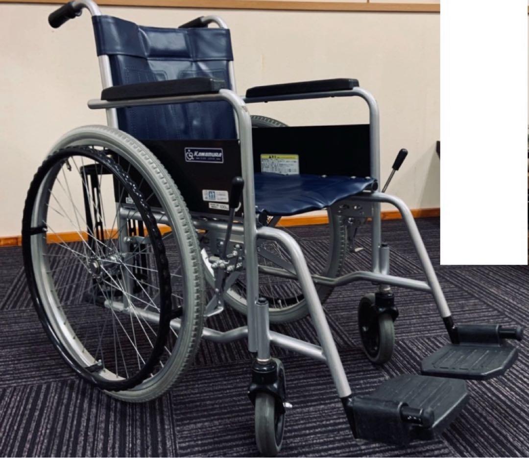 病院・施設で定番のスチール製車いす KR801Nソリッド[高床]