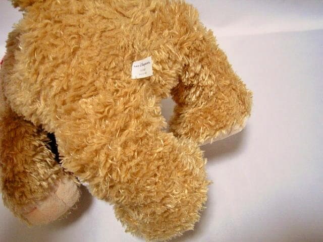 ◆希少◆白タグ　初期　ダッフィー　ぬいぐるみ◆座高約31㎝◆クリスマス　ビーズ入