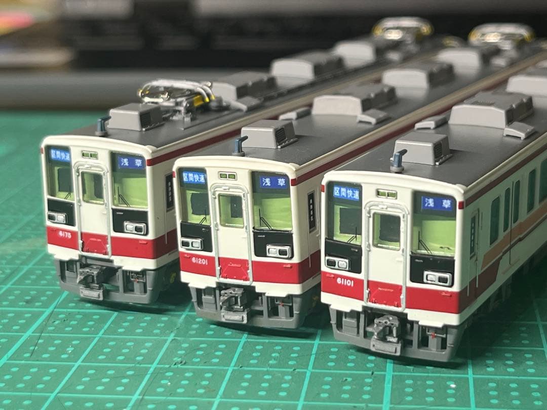 ［加工あり］グリーンマックス東武6050系　6両