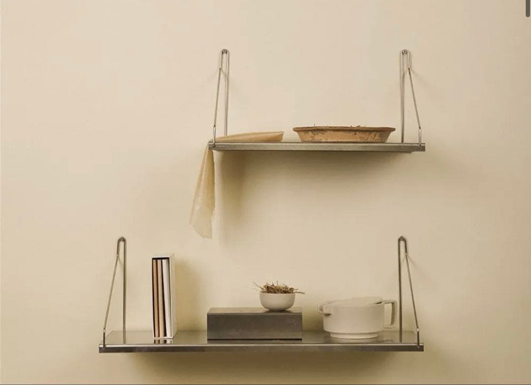 新品未使用【定価5万】FRAMA フラマ　ウォールシェルフ　壁付棚　スチール