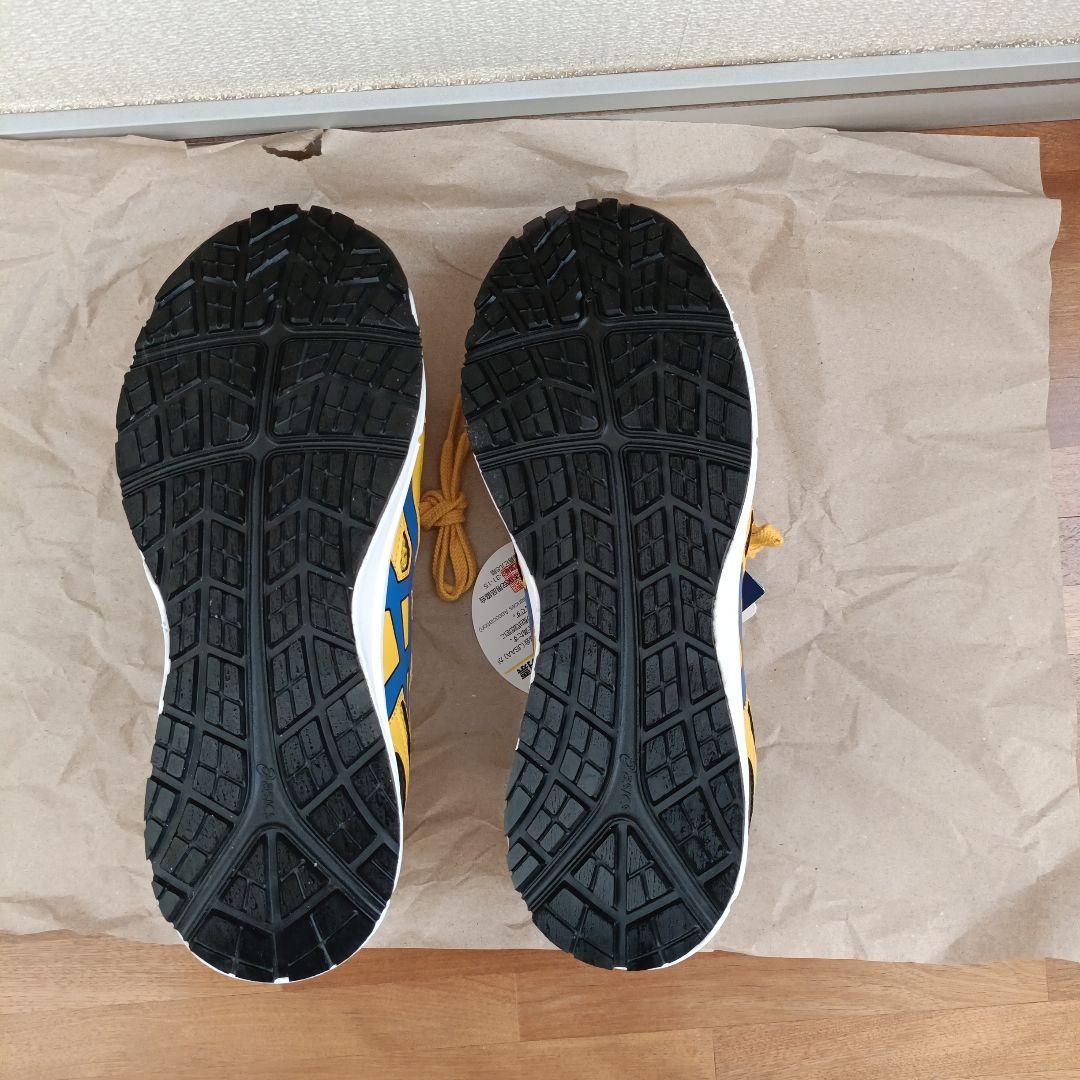 最終値下げ 新品 ASICS CP106安全靴 イエロー/ブルー25.5センチ