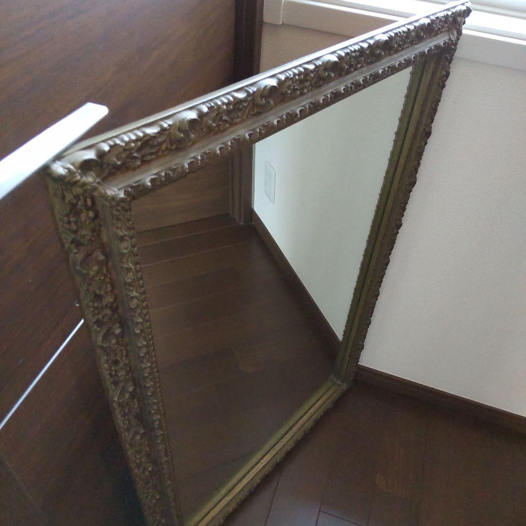 アンティーク　壁掛けミラー