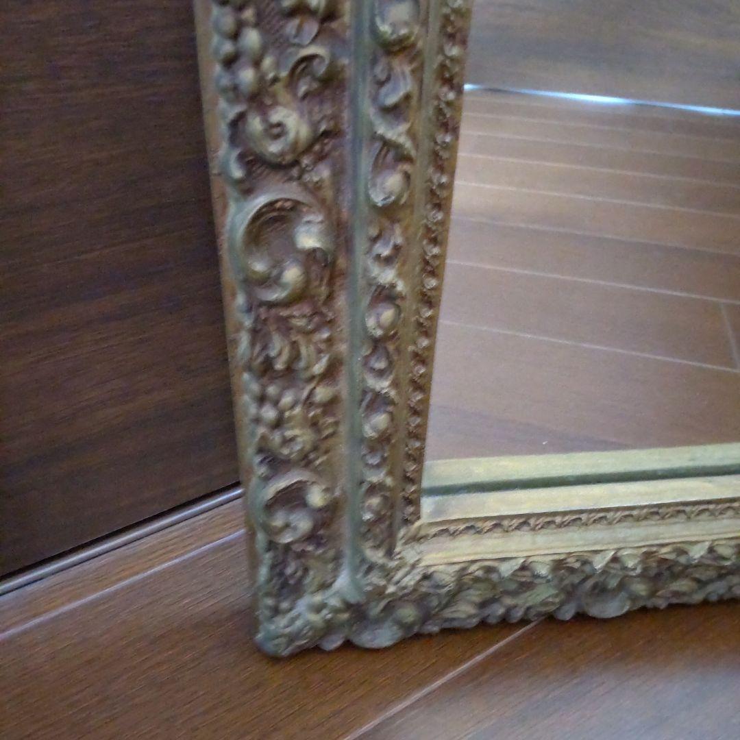 アンティーク　壁掛けミラー