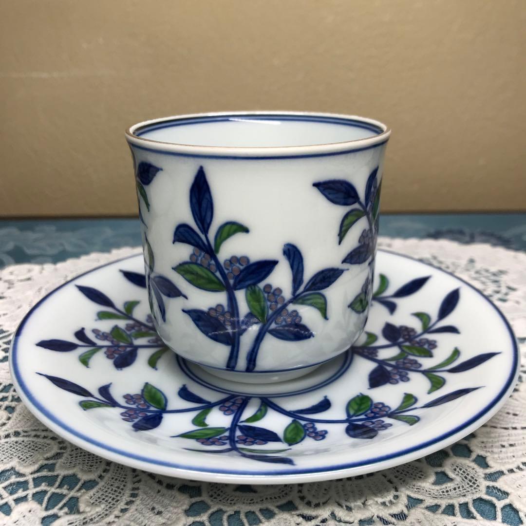 源右衛門窯 染錦紫式部紋 カップ碗皿 1セット - メルカリ