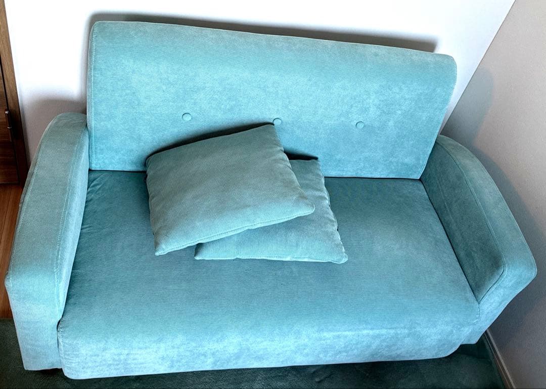 prima 2人掛け　ソファ クッション付き