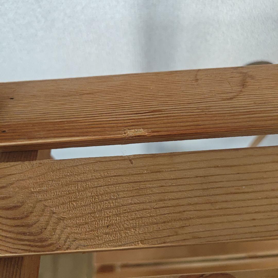 大阪・手渡希望】無印良品 パイン材ユニットシェルフ 4段 オープン