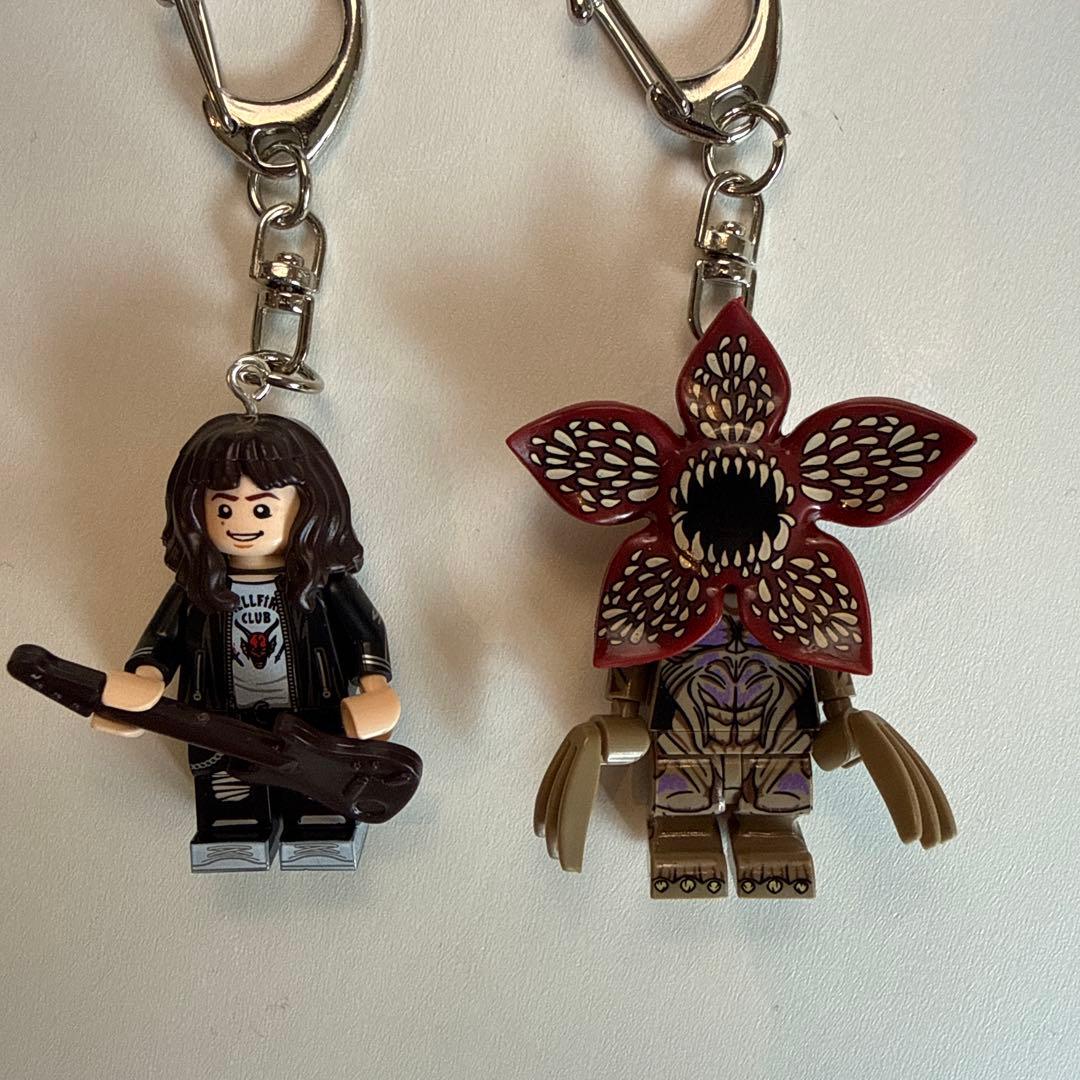 ストレンジャーシングス ミニフィグ キーホルダー ダスティン エディ