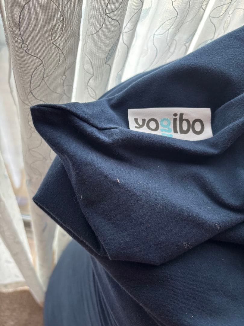 【値下げ】Yogibo マックス ビーズクッション ネイビー