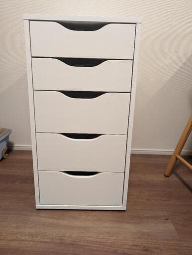 【Rui様予定】イケア ALEX ホワイト 引き出しユニット 袖机