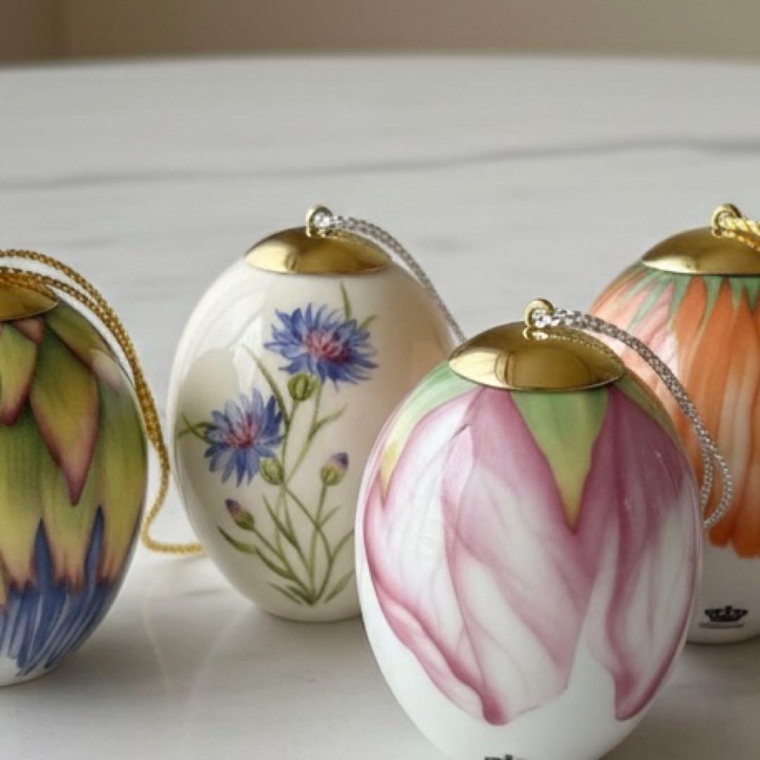 4個set★ロイヤルコペンハーゲン イースターエッグ ペタル 2024 まとめて