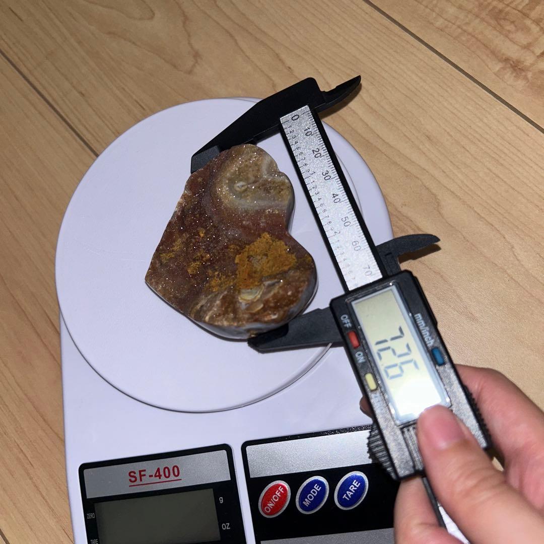 サードニクス 原石 シュガー ハート 天然石 レア