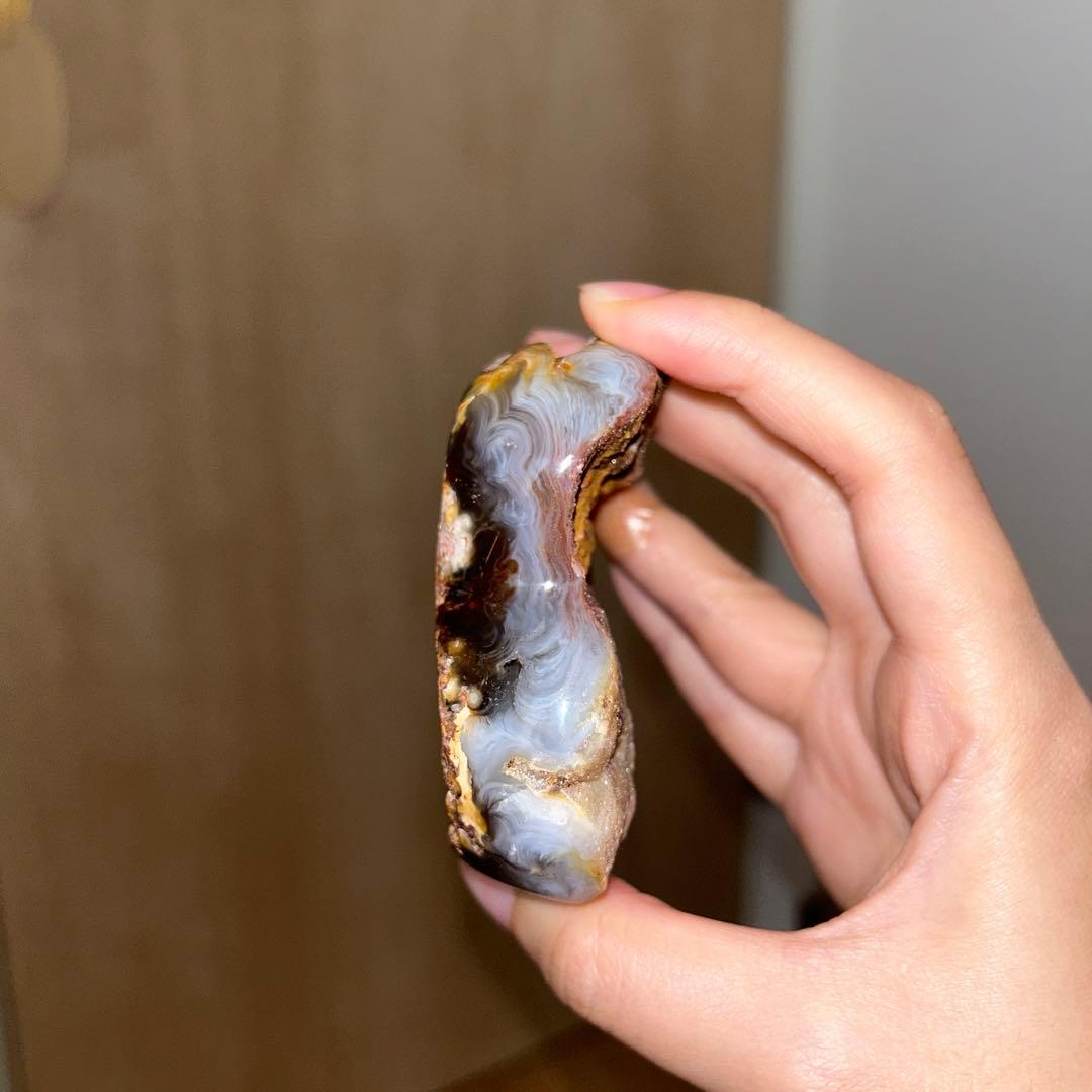 サードニクス 原石 シュガー ハート 天然石 レア