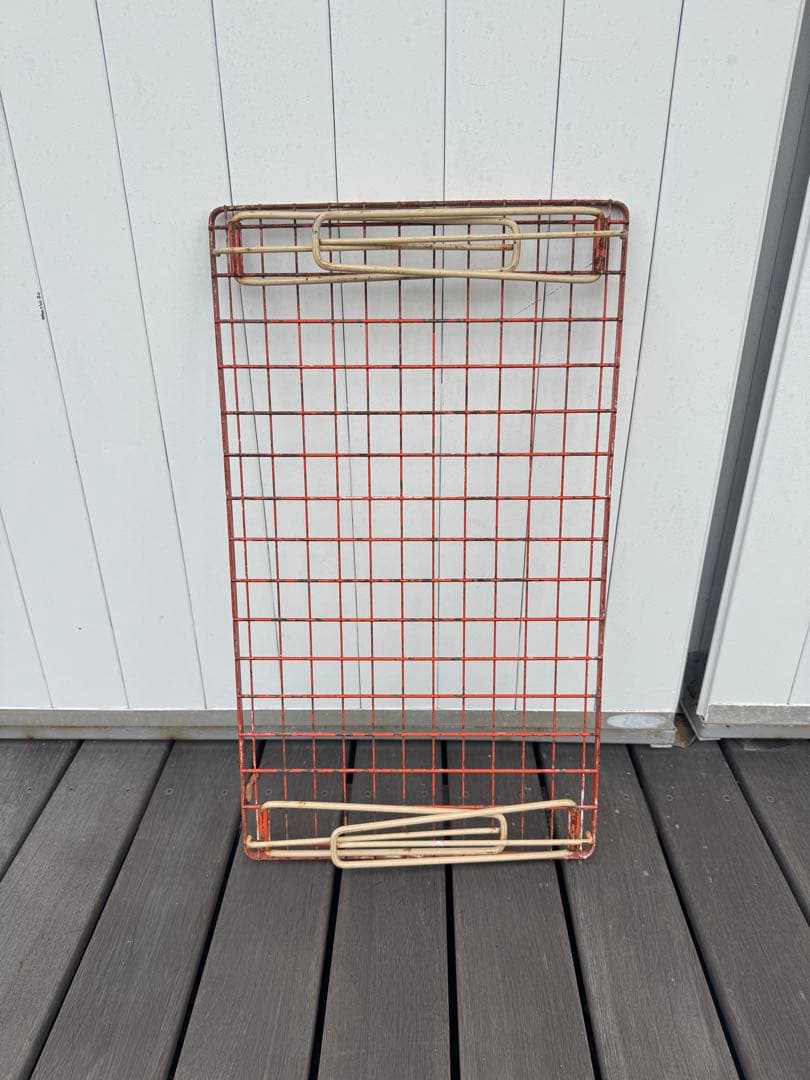 70's ヴィンテージ イギリス Hago社製 キャンプ スチールラック 2段